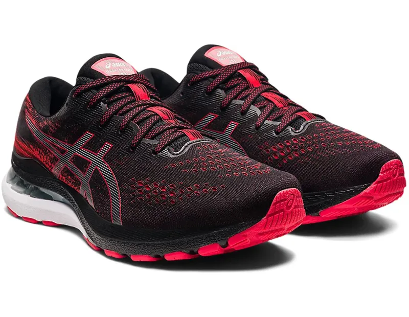 Asics Men's GEL-Kayano 28 Black/Red UK 10-2